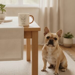 Caneca de cerâmica — Bulldog Francês
