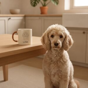 Caneca de cerâmica — Caniche (Poodle)