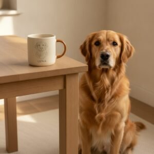 Caneca de cerâmica — Golden Retriever