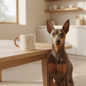 Caneca de cerâmica — Pinscher Miniatura