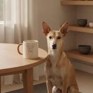 Caneca de cerâmica — Podengo Português