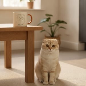 Caneca de cerâmica — Scottish Fold