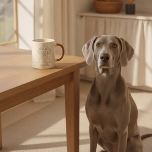 Caneca de cerâmica — Weimaraner