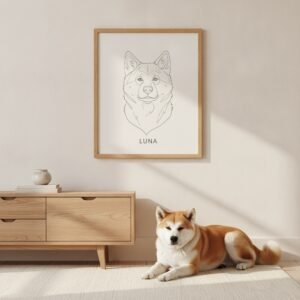 Poster 50×70 — Akita