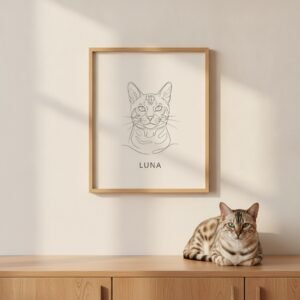Poster 50×70 — Gato Bengal