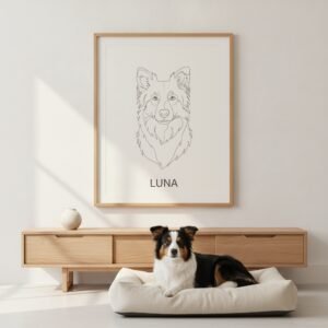 Poster 50×70 — Border Collie