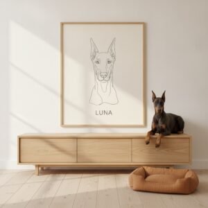 Poster 50×70 — Dobermann