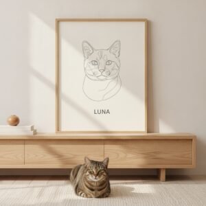 Poster 50×70 — Gato Europeu Comum