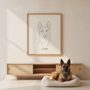 Poster 50×70 — Pastor Belga Malinois