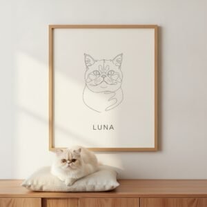 Poster 50×70 — Gato Persa