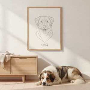 Poster 50×70 — Cão da Serra da Estrela