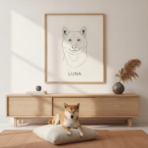 Poster 50×70 — Shiba Inu