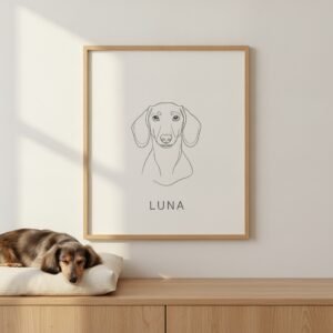 Poster 50×70 — Teckel (Dachshund)