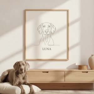 Poster 50×70 — Weimaraner