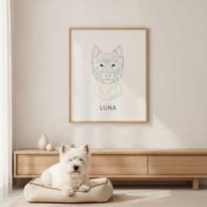 Poster 50×70 — West Highland White Terrier