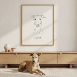 Poster 50×70 — Whippet