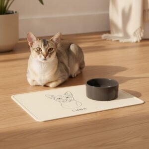 Tapete de alimentação — Gato Abissínio