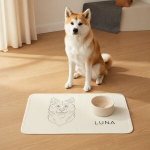 Tapete de alimentação — Akita