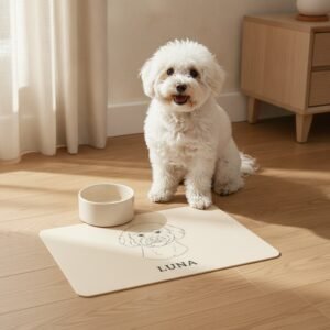 Tapete de alimentação — Bichon Frisé
