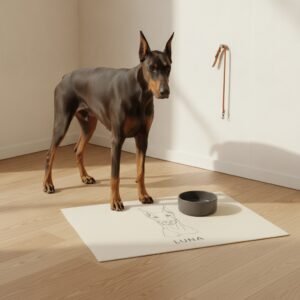 Tapete de alimentação — Dobermann