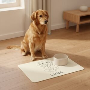 Tapete de alimentação — Golden Retriever