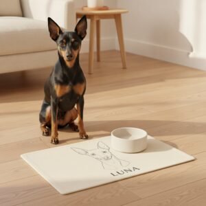 Tapete de alimentação — Pinscher Miniatura