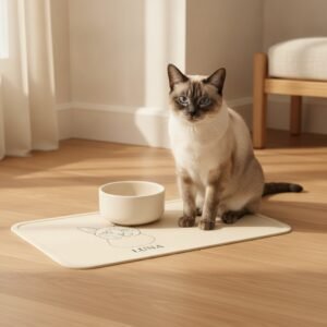 Tapete de alimentação — Gato Siamês